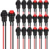 RUNCCI-YUN 20pcs Round Mini Push Button 12 mm, Momentary Push