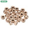 M METERXITY 25-Pack Threaded Cap Nuts, M5x11mm Screw Caps for