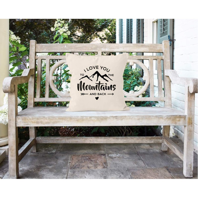MoonWorks® Cushion Cover I Love You to The Mountain and