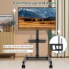 BFTOU Rolling TV Stand with Wheels for 32-55Inch Screens up