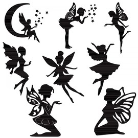 CYFUN DESIGN 8 PCS Buttrflies Fairy Girls Dies for Card Making Dancing Lovely Star Metal Cutting DIY Scrapbooking Paper Crafting Handmade Crafts Embossing Stencil Die Cuts Punch Template Mould