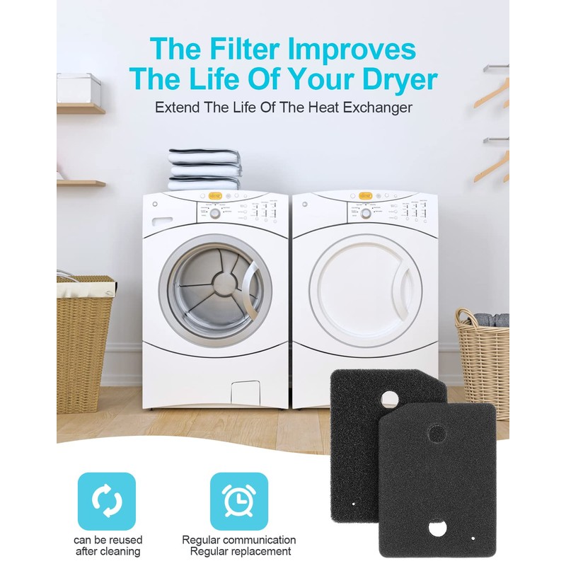Plinth Filter Replacement for Miele T1 Dryer：9164761 Heat Pump Dryer,