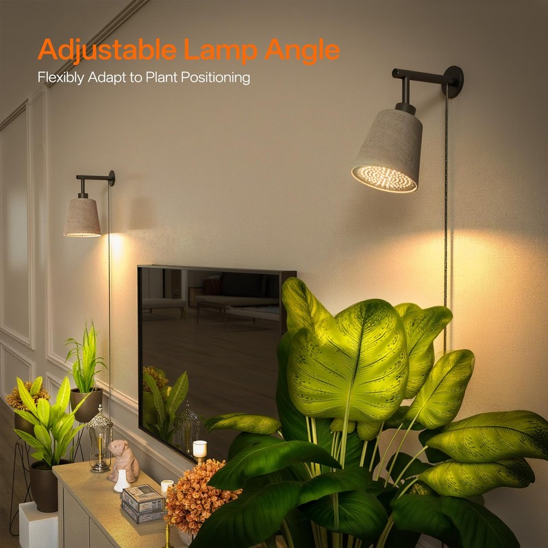 Bstrip Hanging Grow Lights for Indoor Plants, 25W Full Spectrum,