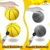 Silipull Silent Basketball and Hoop Set Soft Foam Indoor Basketball