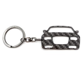 BlackStuff Carbon Fibre Keyring Compatible with 300C 2005-2010 BS-705, Black