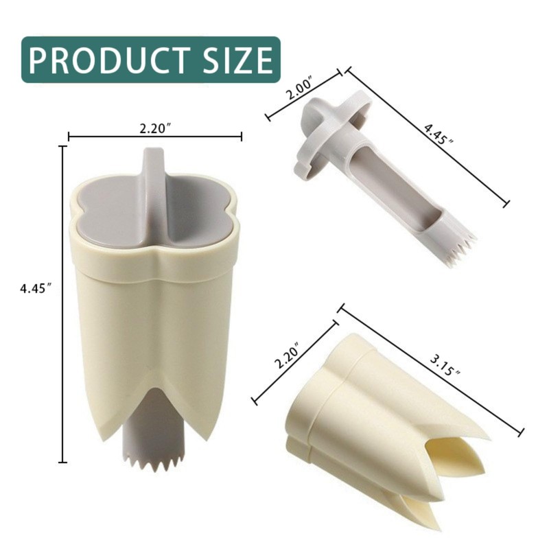 Pepper Corer, 2 in 1 Red Bell Pepper Seed Corer