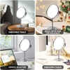 ASACESCU Vanity Mirror Makeup Mirror with Stand, Double Sided 1X