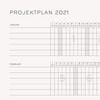 Weekly Calendar 2021 Hardcover Medium (A5), 12 Months, Pacific Green,
