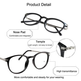 YEIN Blue Light Blocking Glasses, Photochromic Brown Sunglasses, Anti Eyestrain, Computer Reading Glasses, Gaming Glasses, TV Glasses for Women Men, Anti Glare