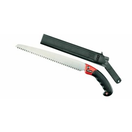 AUSONIA - 34047 Turbo Garden Saw Handset Construction Massage with Quiver and Saw Blades Made of Chromated Impulse Hardened Steel 24 cm and Non-Slip Reinforced Handle
