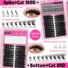 Lash Clusters Kit 8 Styles 1464Pcs Wispy Eyelash Clusters Kit