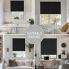 ChrisDowa Blackout Roller Shade Cordless Blinds for Indoor Windows Total