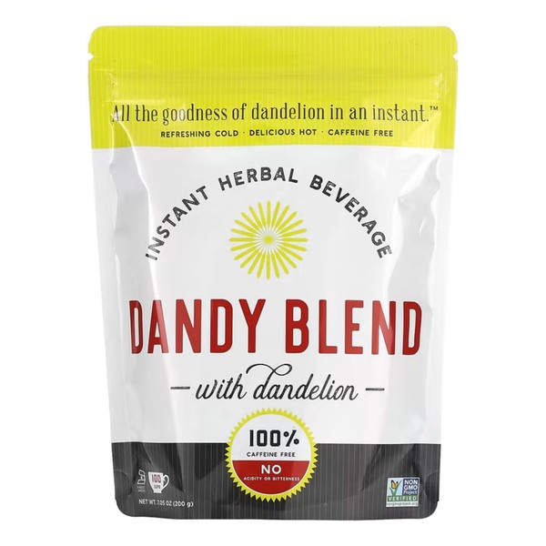 Dandy Blend Instant Herbal Beverage with Dandelion, Premium Coffee Substitute, 200g/7.05oz