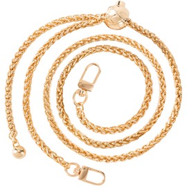 Joez Wonderful Gold Purse Chain Strap, Adjustable Bag Strap Crossbody, Replacement for Thin Shoulder Bag Chain, Extra Long Crossbody Chain Strap (48", 1 Pcs)