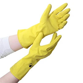 Household Gloves Natural Rubber 1 Pair L