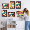 Ireer 24 Pack Comic Book Frame Wall Display Mounted Tabletop