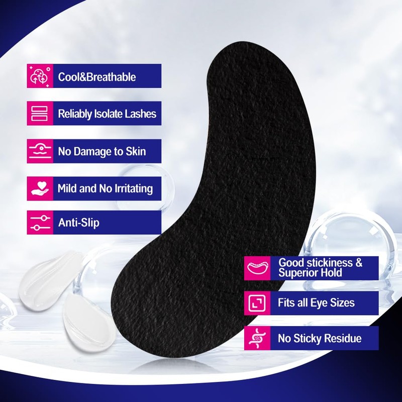 Lunamoon Eye Pads for Eyelash Extension Eyelashes Pads UV Protection