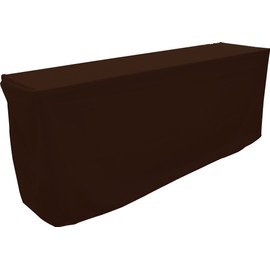Noren Workshop 98101 Flameproof Tablecloth, Plain, Events, Exhibitions, Briefings, 49.2 x 126.6 inches (125 x 320 cm), Table Cover, Commercial Use, 14 Colors, Dark Brown