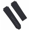 Ewatchparts 24mm Leather Watch Band Strap Rubber Compatible With Hublot