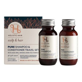 Holistic Hair Pure Shampoo & Conditioner Travel Set, 2 x 50ml