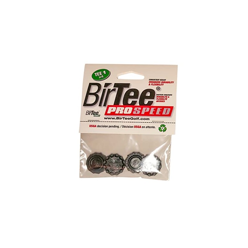 BirTee Pro Golf Tees - Size #1 (1/4") Individual Size