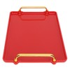 Decorative Tray Elegant Exquisite Texture Ergonomic Serving Tray with Handles