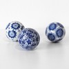 Prodbuy Set of 3 Small Deco Balls Blue & White