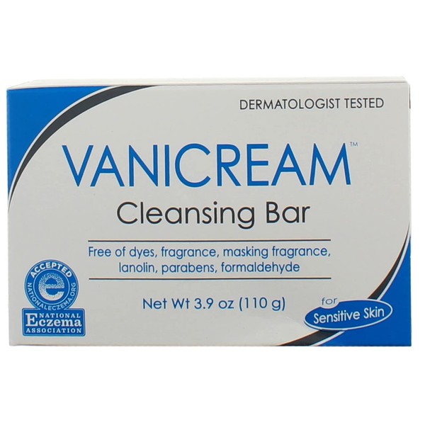 Vanicream Cleansing Bar 3.9 Oz (110 G) Pack of 4 by Vanicream