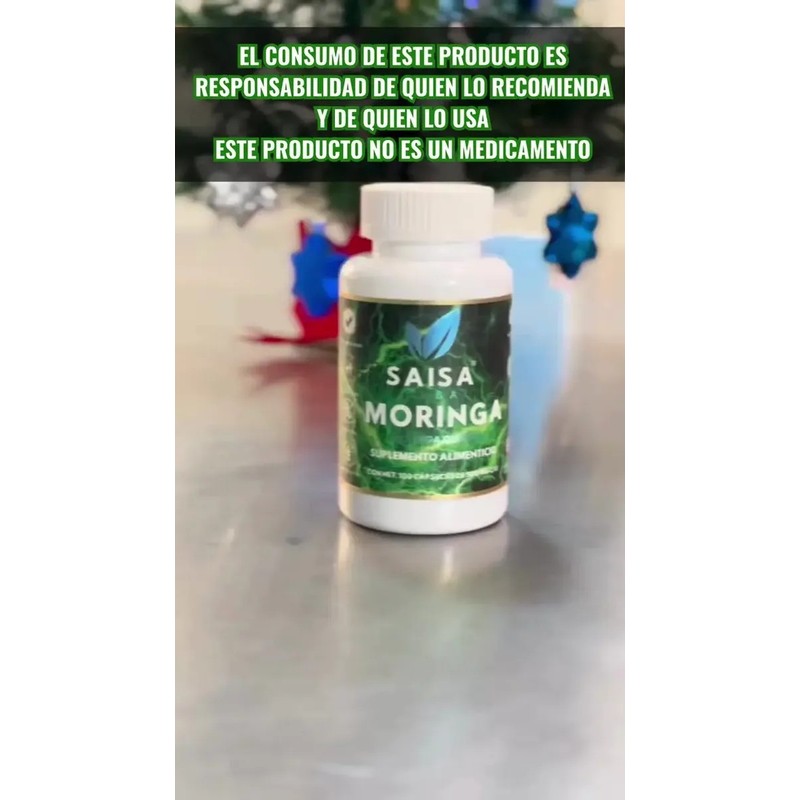 Moringa Saisa Herbal 100 Cápsulas Suplemento Alimenticio