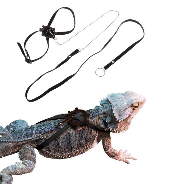 Sawyd Adjustable Reptile Lizard Harness Leash,Turtle Lizard Pet Traction Belt