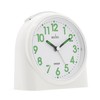 Bentima by Acctim 14702 Sweeper One Non-Tick Alarm Clock, White
