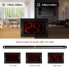Timegyro LED Digital Wall Clock Battery Operated - Large Display