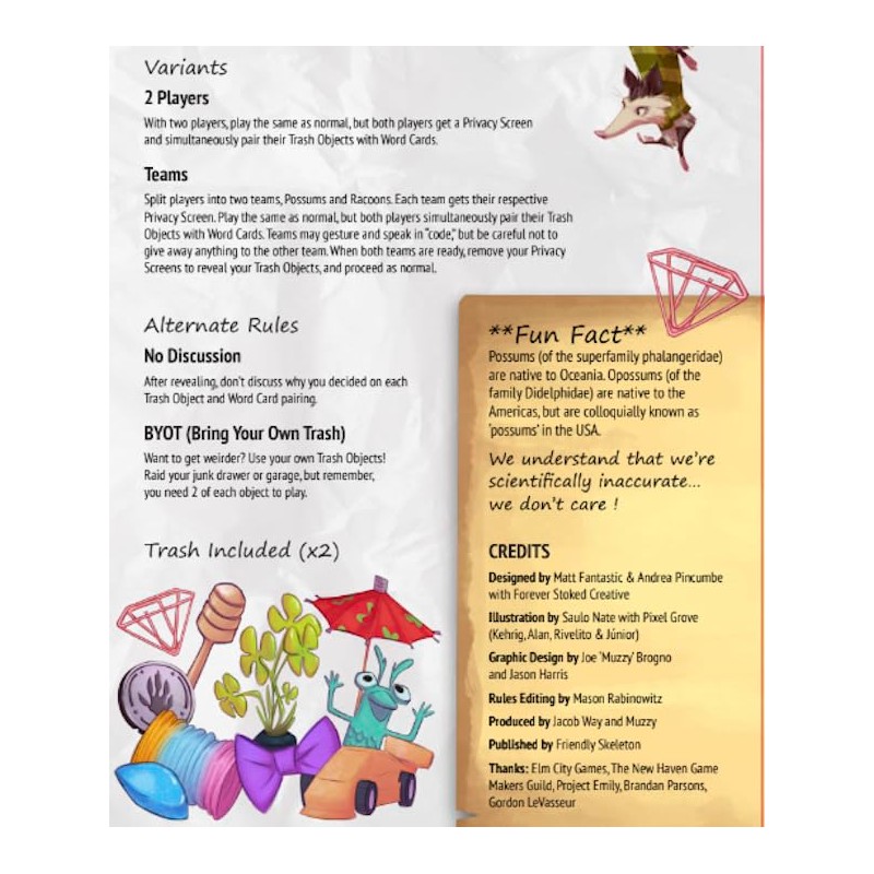 Friendly Skeleton: Trash Talk The Board Game