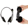 Gaming Headset Over Ear Head Mounted Wired Headphones with Mic
