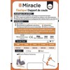Miracle Manicotto/supporto per gomito per tendinite, extra sottile, senza lattice,