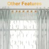 BOXOB 12pcs Gold Bow Shower Curtain Hooks Rings, Stainless Steel