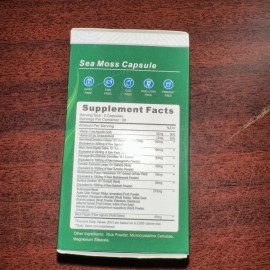 Sea Moss Black Seed Oil 60 Capsules,Suppl<wbr/>ements W/Sea moss, Ashwagandha,Bu<wbr/>rdock,