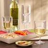 US Acrylic Stackable 8 ounce Plastic Wine Stems in Clear