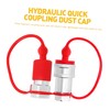 GLEAVI 2sets Hydraulic Caps and Plugs Quick Connect Covers Dust