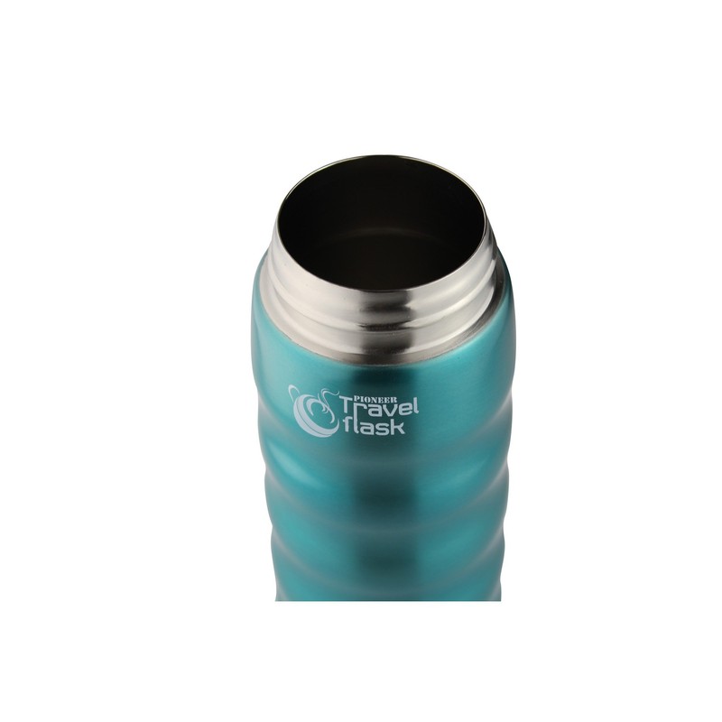 Pioneer Travel Flask, Stainless Steel Vacuum Insulated Double Wall Hot