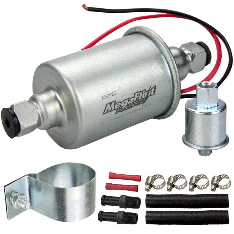 Megaflint E8012S Gas & Diesel 12V Universal Electric Fuel Pump