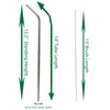 4 JUMBO 14" Stainless Steel 100 oz Straw + 4