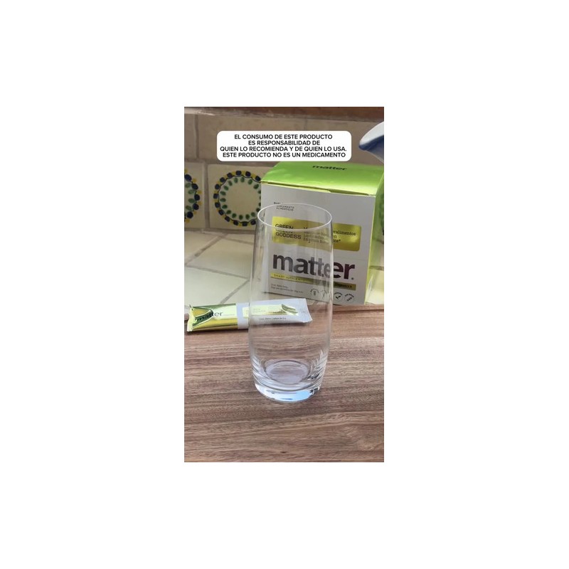 Matter Greengoddess Superalimentos Verdes Green Superfood Powder Mix, 24 Sachets