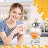 Honey Seasoning Bottle Honey Container Syrup Juice Dispenser Sealed Jar