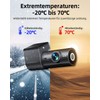 CIEVIE 4K + 1080P Car Front Rear Dash Cam with