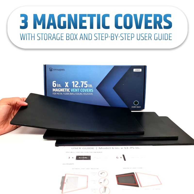Powerful Magnetic Vent Covers (3-Pack) That Will Never Fall Off