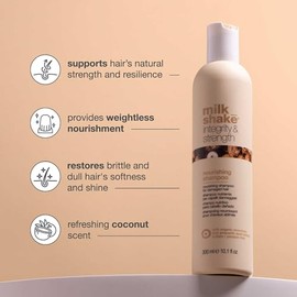 milk_shake | Integrity & strength Nourishing Shampoo 300 ml, Nourishing Shampoo for All Hair Type