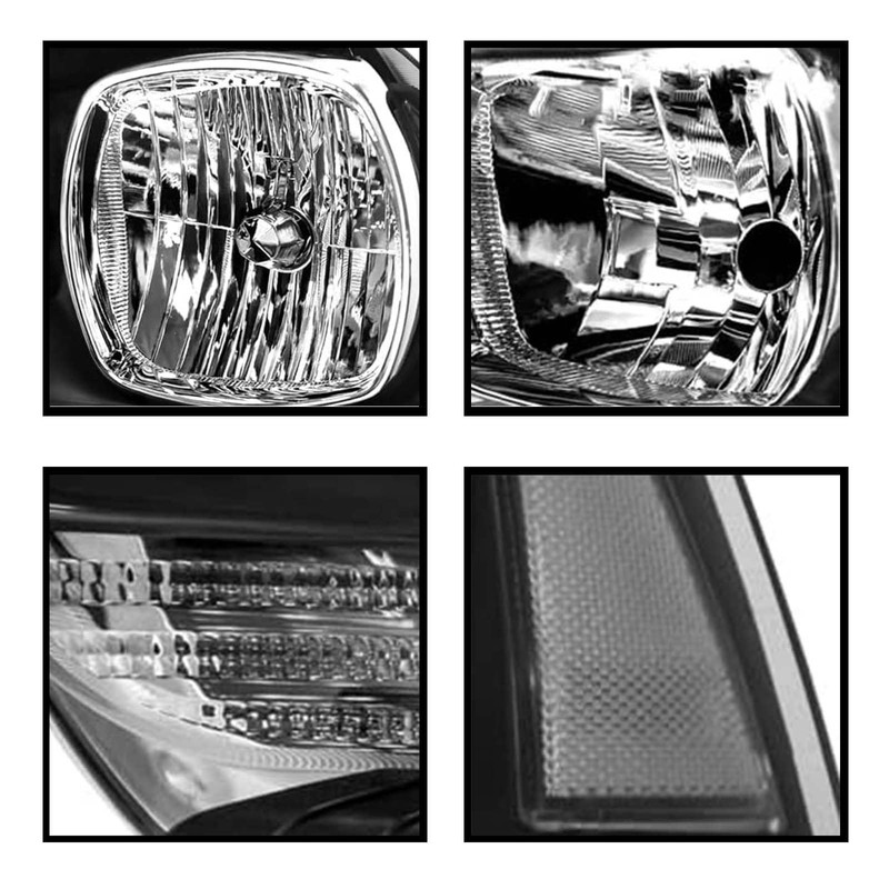 corkiauto Headlights Assembly Compatible with 2011 2012 2013 2014 Dodge