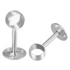 uxcell Wardrobe Pipe Bracket, 32mm Dia, 92mm Height, Wall Mounted