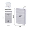 Aigostar doorbell, waterproof portable wireless bell set, doorbell kit, wireless